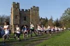 Start of the 3k Junior Fun Run, Les Allcorn Memorial 10k, Alnwick.